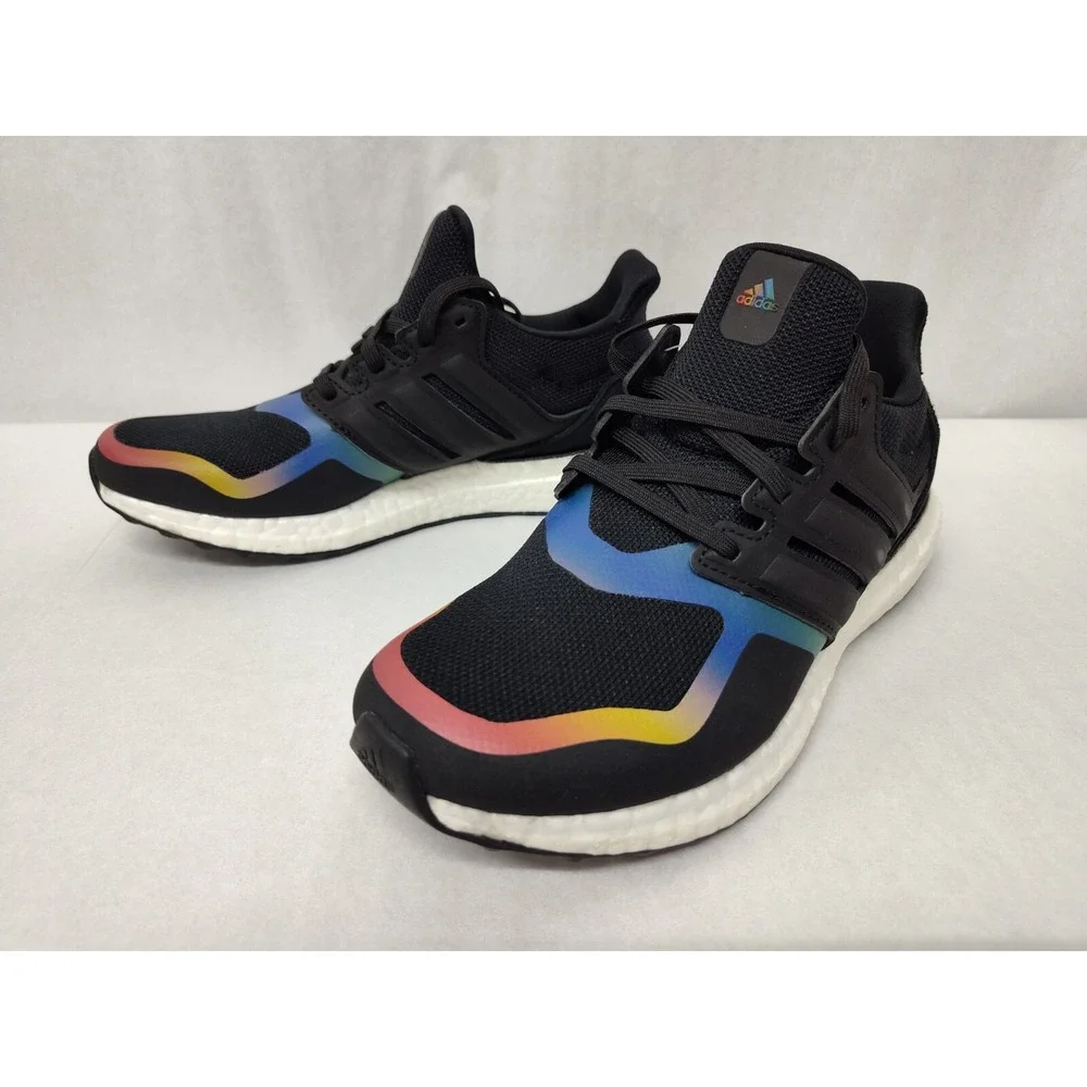 Adidas Women's Ultraboost DNA Running Shoes FV7015 Black Rainbow Sz 7‎
